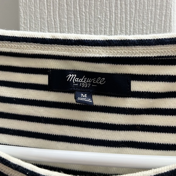 Madewell striped mini dress medium - Picture 2 of 4